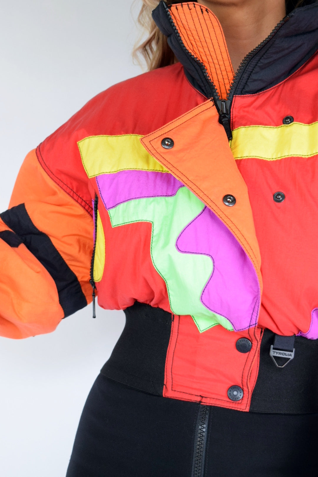 80s TYROLIA SKI SUIT - SMALL