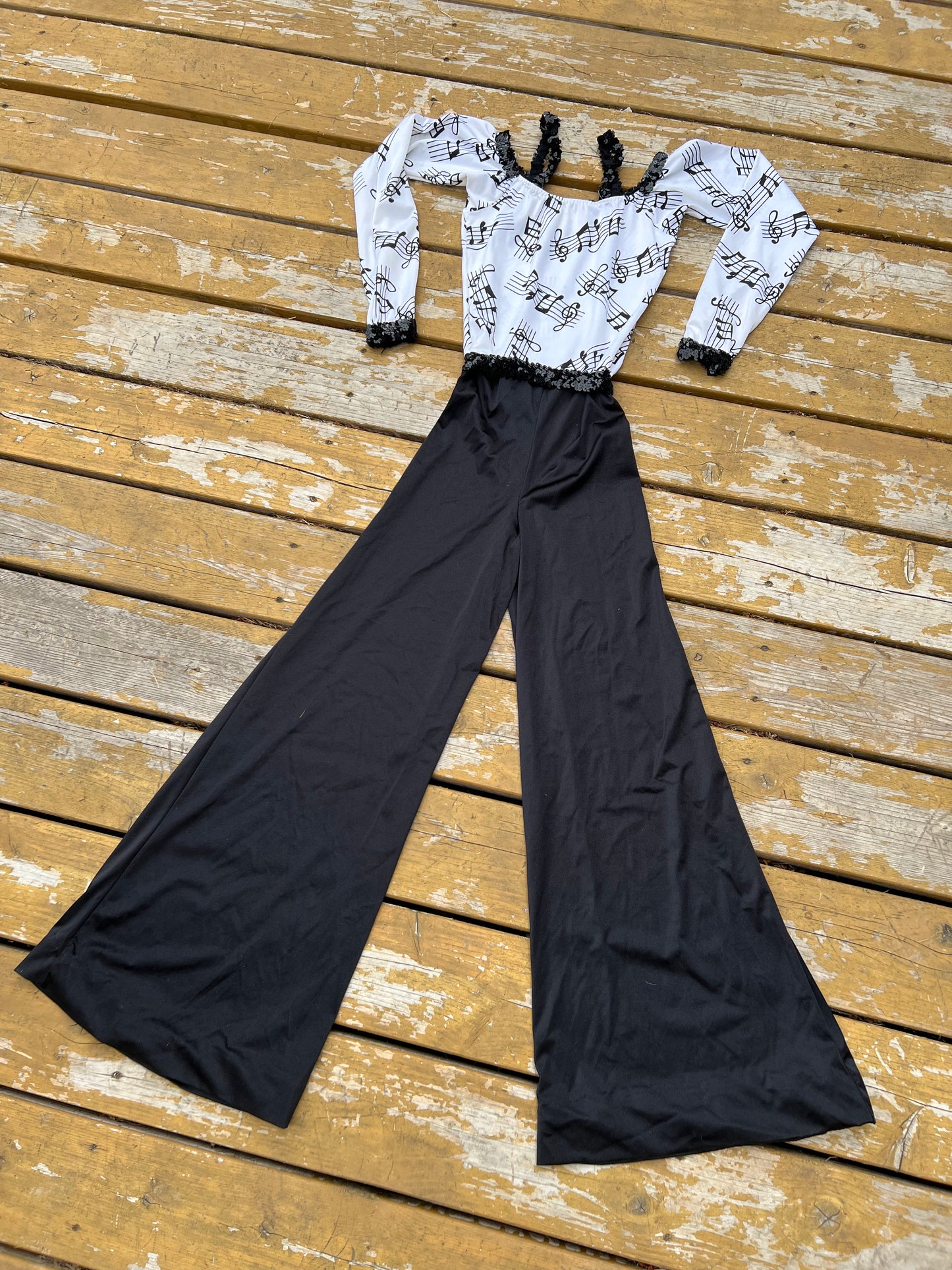 90s Musical Note Novelty Jumpsuit - XS