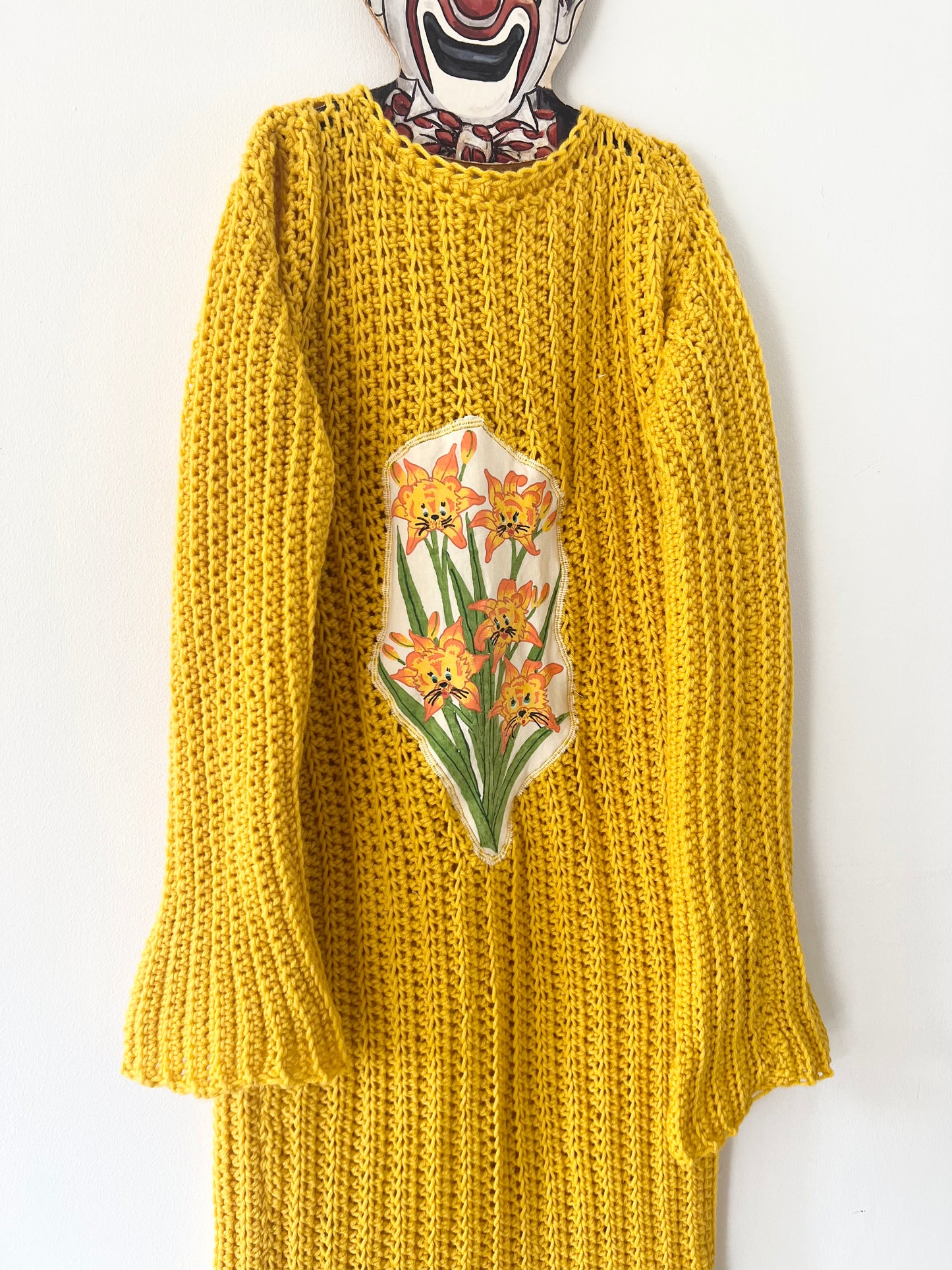 Reworked DandiLION Knitted Maxi Dress