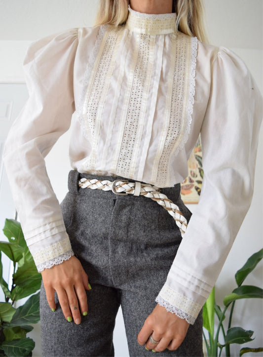 70s Gunne Sax Blouse - S/M