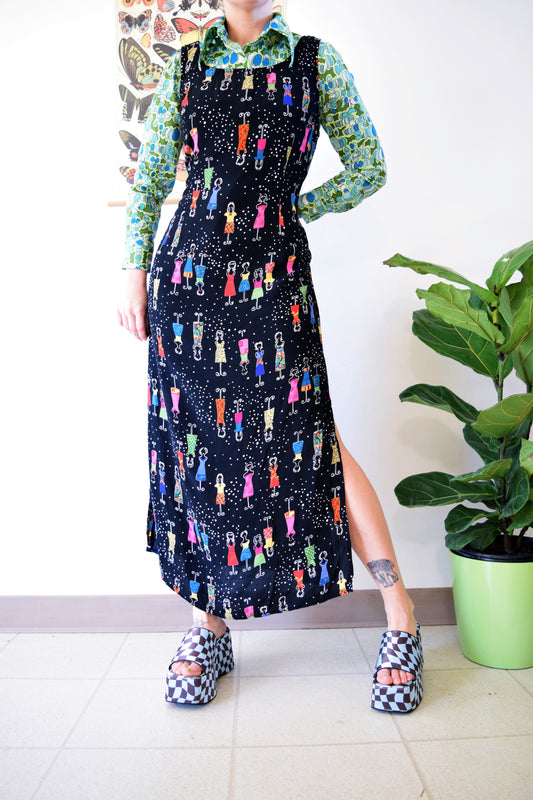 90s DRESSFROM MAXI - M/L