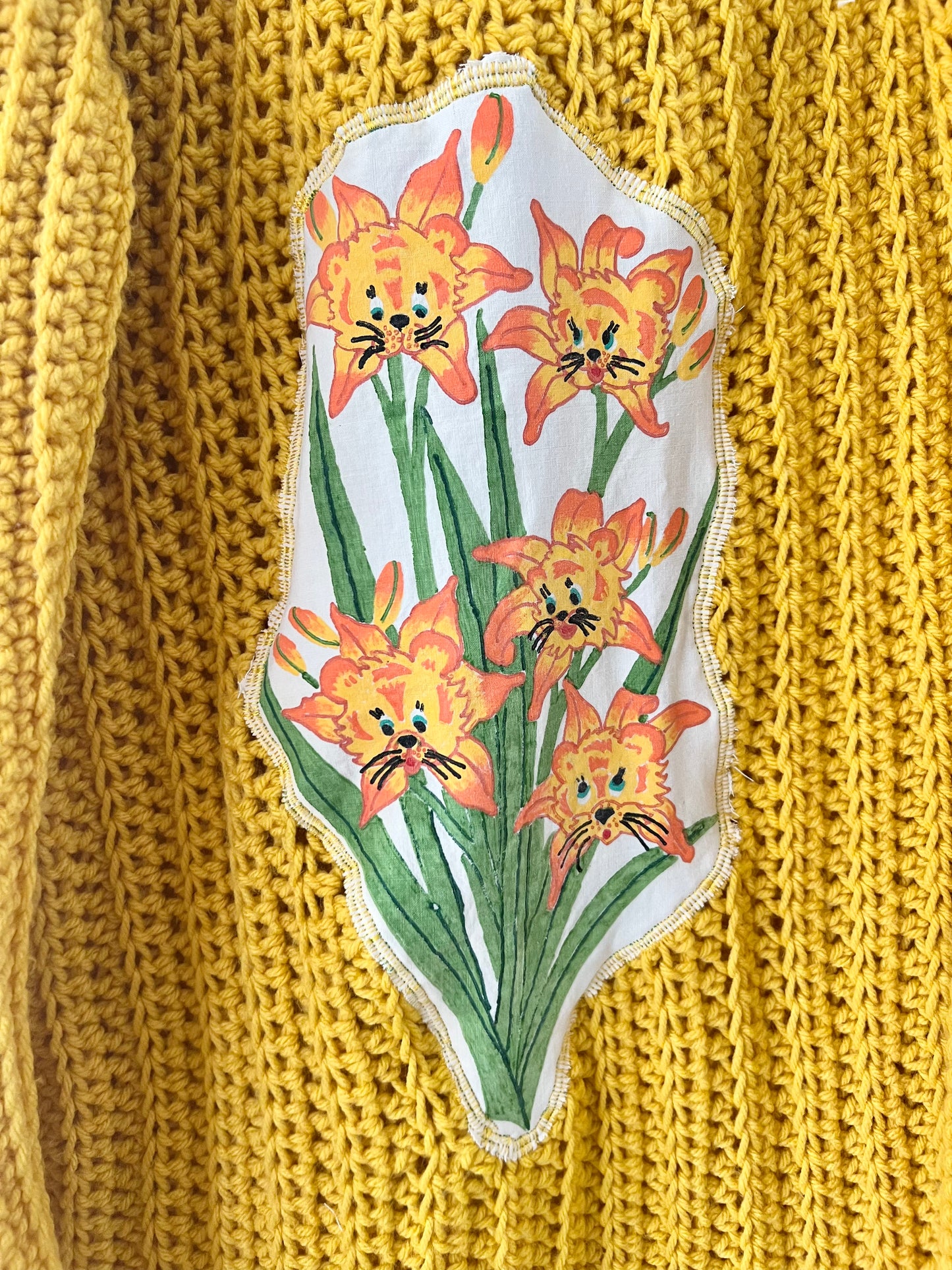 Reworked DandiLION Knitted Maxi Dress
